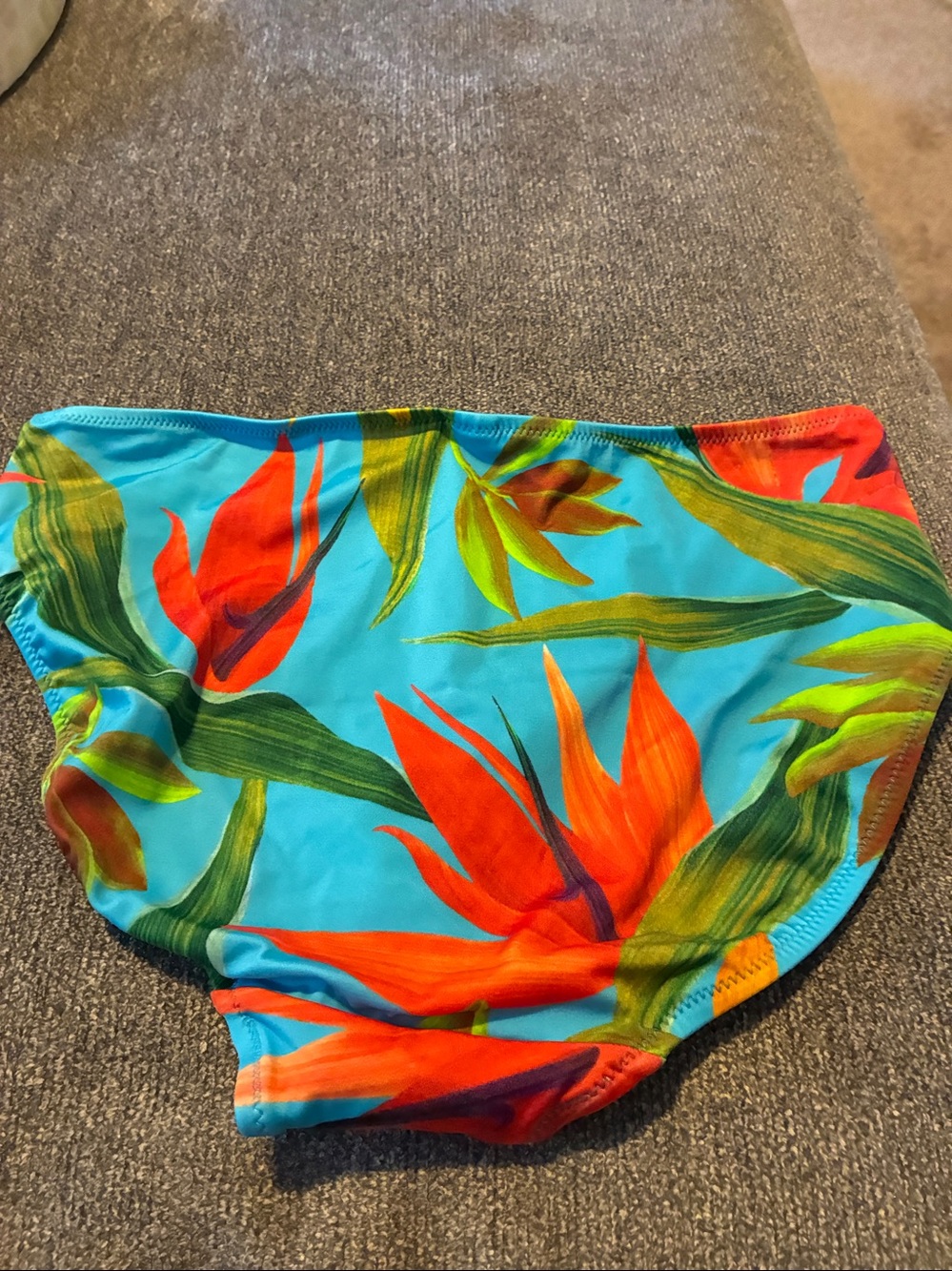 Fantasie Aqua Floral Tropical Bikini Bottom size medium - Picture 3 of 4